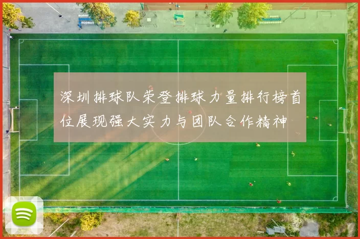 深圳排球队荣登排球力量排行榜首位展现强大实力与团队合作精神