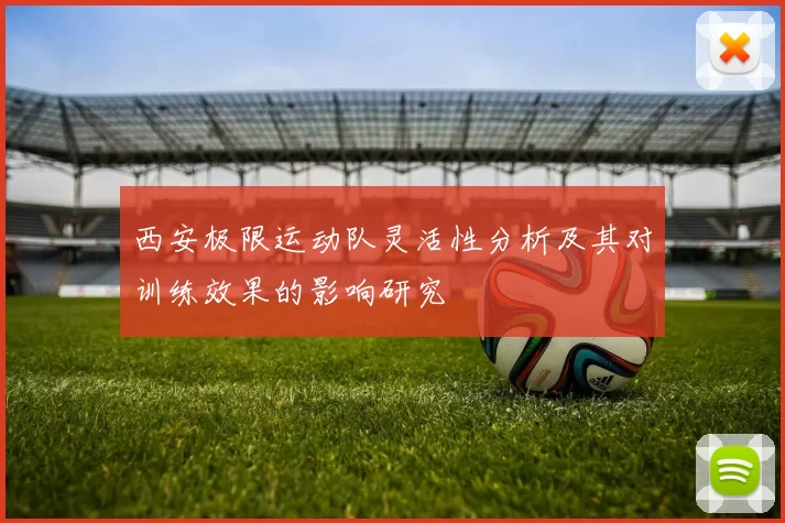 西安极限运动队灵活性分析及其对训练效果的影响研究