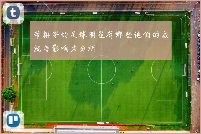 带排字的足球明星有哪些他们的成就与影响力分析
